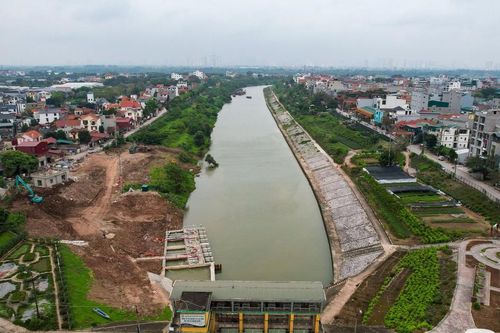 Hình ảnh 2 vị trí sẽ xây đập dâng trên sông Hồng