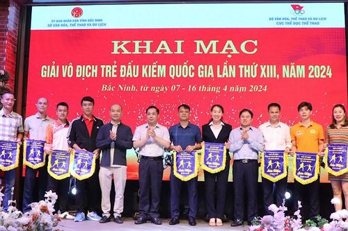 Khai mạc Giải Vô địch trẻ Đấu kiếm Quốc gia lần thứ XIII