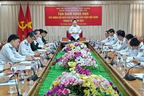 Tọa đàm khoa học 'Xây dựng đội ngũ cán bộ Cảnh sát biển Việt Nam trong tình hình mới'