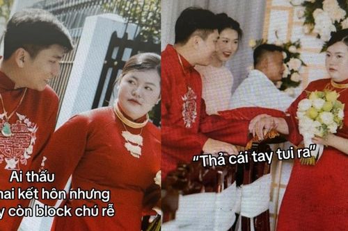 Đang đám cưới, cô dâu có ánh mắt 'sắc lẹm' nhìn chồng tương lai