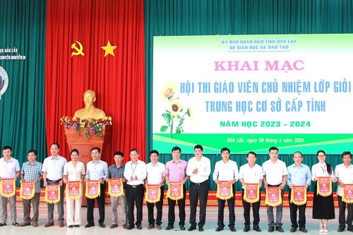 191 thầy cô dự thi giáo viên chủ nhiệm giỏi cấp THCS tỉnh Đắk Lắk