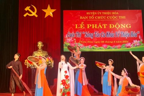 Sôi nổi cuộc thi sáng tác ca khúc về Thiệu Hóa