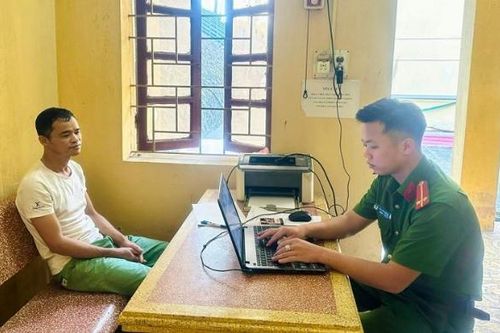 Bắt đối tượng truy nã do uống rượu say, chém người gây thương tích