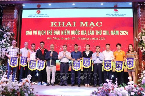 Khai mạc Giải vô địch trẻ Đấu kiếm quốc gia lần thứ XIII, năm 2024