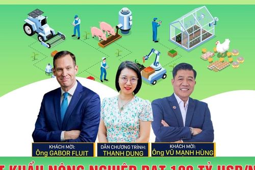 Đón xem Talk show 8 giờ ngày 9-4: Mục tiêu xuất khẩu nông nghiệp 100 tỷ USD liệu có khả thi?