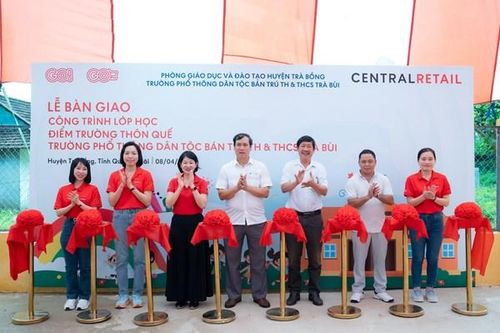 Central Retail Việt Nam bàn giao công trình lớp học tại tỉnh Quảng Ngãi