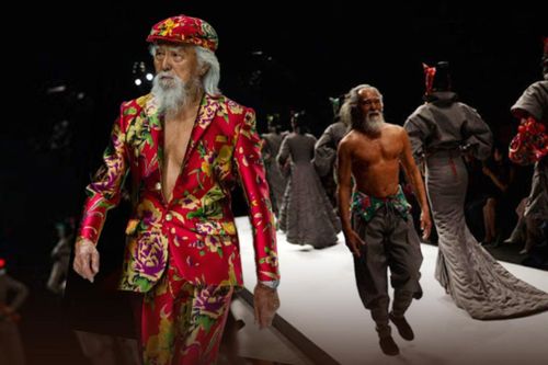 Mẫu nam 88 tuổi vẫn tự tin khoe hình thể trên sàn runway