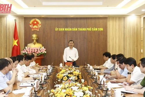 Tổ chức Lễ hội Du lịch biển năm 2024 và khánh thành Quảng trường biển, trục cảnh quan Lễ hội TP Sầm Sơn trên tinh thần sôi động, chu đáo, ấn tượng và an toàn tuyệt đối