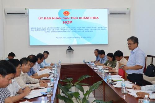 Bàn giải pháp nâng cao hiệu quả hoạt động cấp nước cho người dân khu vực miền núi và vùng đồng bào dân tộc thiểu số