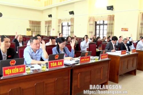 Kỳ họp thứ 17 HĐND huyện Hữu Lũng khóa XX
