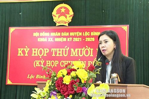 HĐND huyện Lộc Bình tổ chức kỳ họp thứ 15 (kỳ họp chuyên đề)