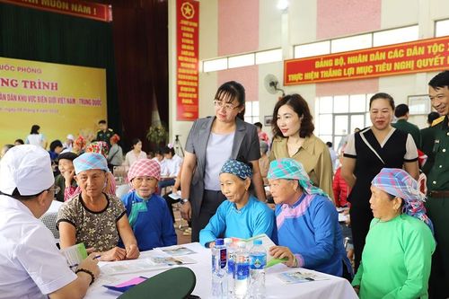 Khám, chữa bệnh miễn phí cho người dân khu vực biên giới