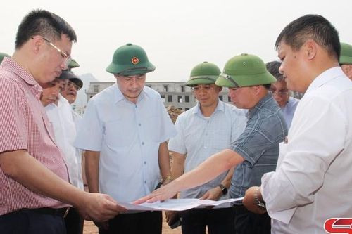 Đồng chí Bí thư Tỉnh ủy kiểm tra tiến độ một số dự án trên địa bàn Thành phố