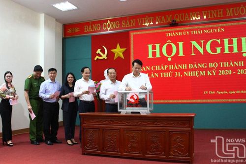 Thành ủy Thái Nguyên: Thực hiện quy trình về công tác cán bộ
