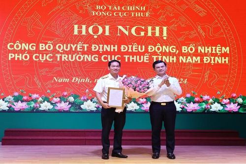 'Sếp' Cục Thuế Hải Dương giữ chức Phó cục trưởng Cục Thuế Nam Định
