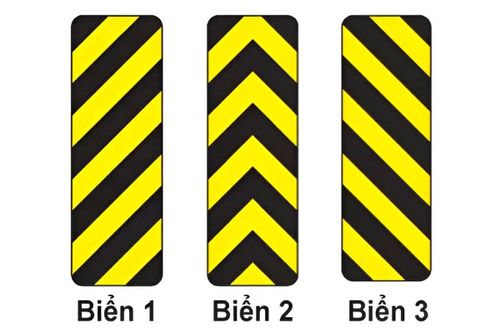 Lái xe đi theo hướng bên trái để tránh chướng ngại vật khi gặp biển nào?