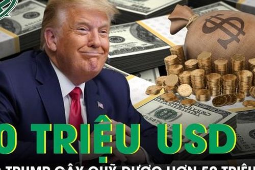 Ông Trump gây quỹ được hơn 50 triệu USD, phá kỷ lục của ông Biden trước đó