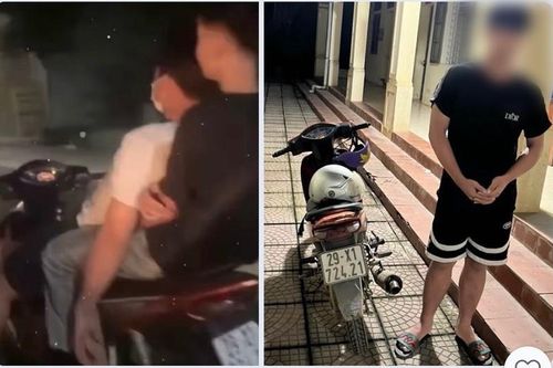 Xử lý nam thanh niên đầu trần đi xe máy 'diễn xiếc' ở Chương Mỹ