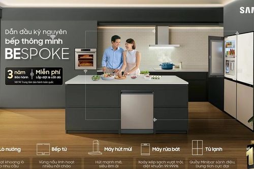 Samsung ra mắt bộ sưu tập bếp Bespoke tại Việt Nam