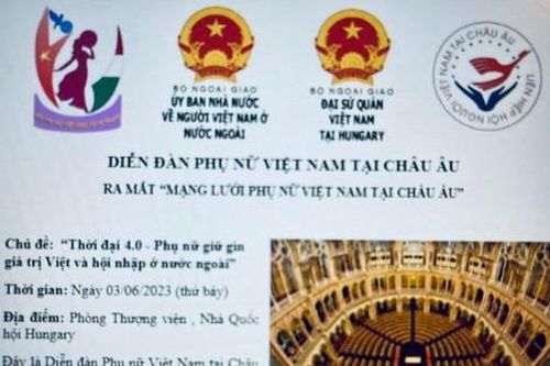 Diễn đàn Phụ nữ Việt Nam tại châu Âu hướng về Điện Biên