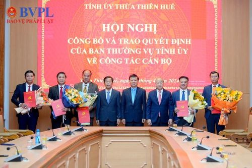 Thừa Thiên Huế điều động, bổ nhiệm hàng loạt cán bộ