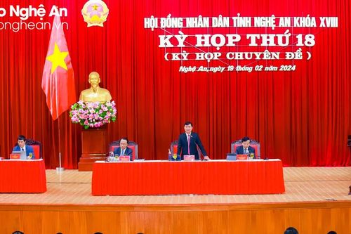 Thường trực HĐND tỉnh Nghệ An thông báo triệu tập kỳ họp chuyên đề