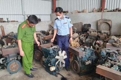 Hưng Yên: Thu giữ 15 động cơ máy nông nghiệp không rõ nguồn gốc, xuất xứ
