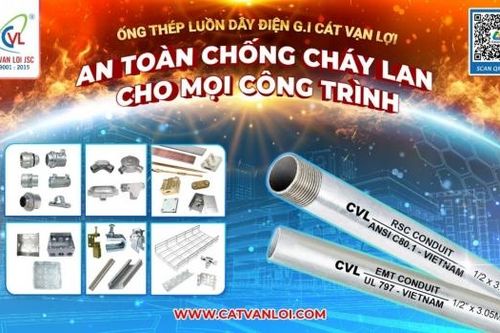 Ống thép luồn dây điện Cát Vạn Lợi: Giải pháp an toàn cho công trình