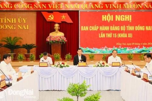 Khai mạc hội nghị Ban Chấp hành Đảng bộ tỉnh lần thứ 15