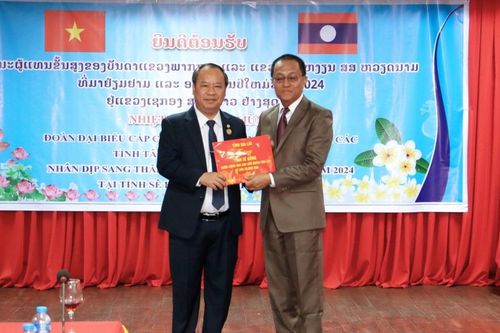 Phó Bí thư Thường trực Tỉnh ủy Châu Ngọc Tuấn thăm, chúc Tết tỉnh Sekong