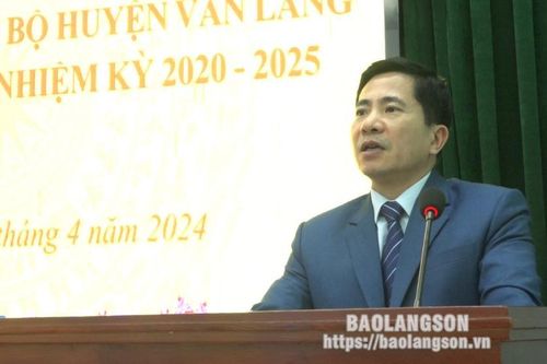 Hội nghị lần thứ 16 Ban Chấp hành Đảng bộ huyện Văn Lãng
