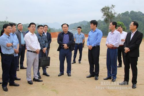 Lãnh đạo UBND tỉnh kiểm tra tình hình triển khai kế hoạch phát triển kinh tế - xã hội tại huyện Tràng Định
