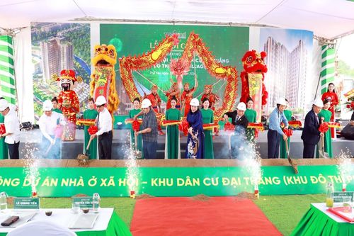 Thái Nguyên: Khởi công dự án Khu dân cư Đại Thắng trên 700 tỷ đồng