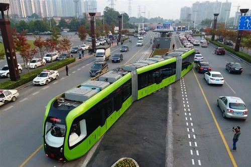 Đoàn tàu chạy trên đường ray ảo tại Trung Quốc