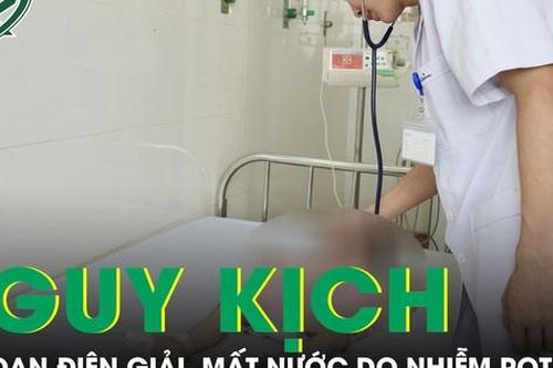 Mất nước và rối loạn điện giải nặng do tiêu chảy nhiễm Rotavirus