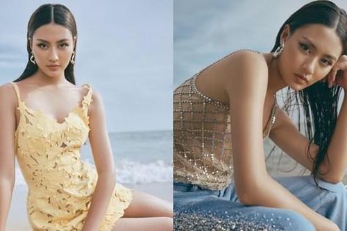 Hoa hậu Xuân Hạnh khoe vẻ đẹp phóng khoáng trong loạt thiết kế của Lê Thanh Hòa