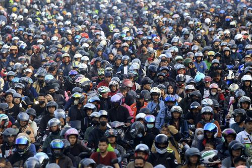 Mọi phương tiện đều 'nghẽn' trong đợt di dân lớn nhất lịch sử Indonesia