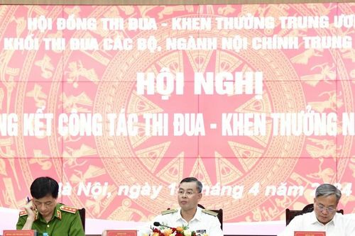 Tổng kết công tác thi đua – khen thưởng khối thi đua các bộ, ngành nội chính trung ương