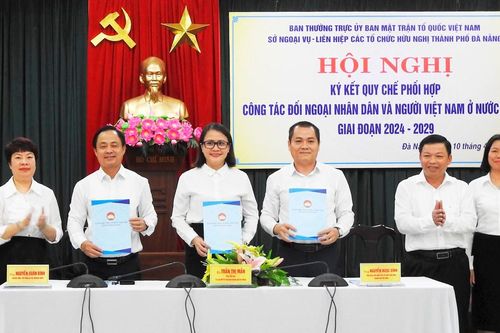 Đà Nẵng: Ký kết Quy chế phối hợp công tác đối ngoại nhân dân