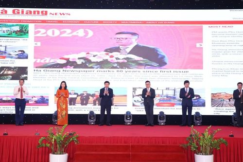 Báo Hà Giang kỷ niệm 60 năm thành lập và ra số báo đầu tiên