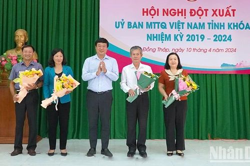 Đồng Tháp có tân Chủ tịch Ủy ban Mặt trận Tổ quốc Việt Nam tỉnh