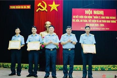 Trung đoàn 290 sơ kết 5 năm thực hiện Cuộc vận động 50