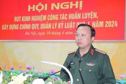 Tổng cục Kỹ thuật: Rút kinh nghiệm công tác huấn luyện xây dựng chính quy, quản lý kỷ luật quý 1 năm 2024