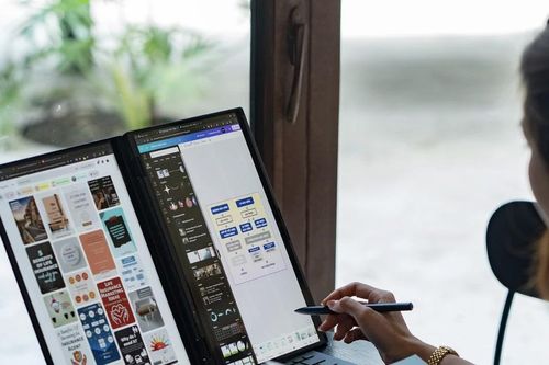 Zenbook DUO cho phép người dùng sử dụng ở nhiều chế độ linh hoạt