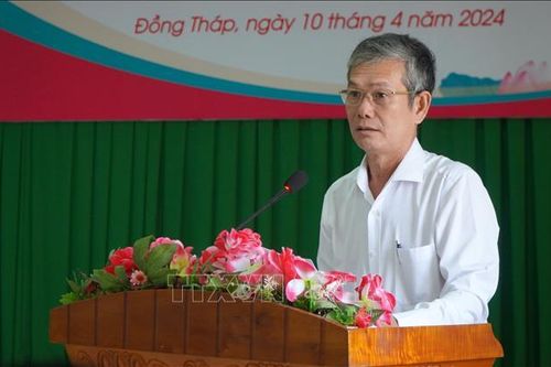 Ông Đinh Văn Dũng giữ chức Chủ tịch Ủy ban Mặt trận Tổ quốc Việt Nam tỉnh Đồng Tháp
