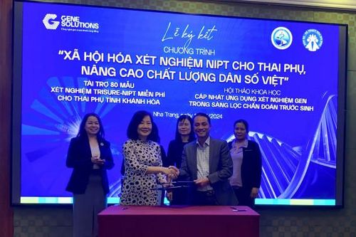 Ký kết triển khai chương trình xã hội hóa xét nghiệm NIPT cho thai phụ