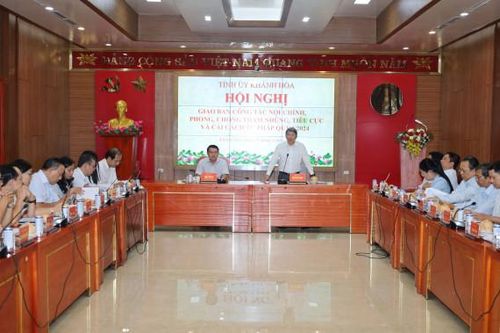 Thường trực Tỉnh ủy: Giao ban công tác nội chính, phòng, chống tham nhũng, tiêu cực và cải cách tư pháp quý I