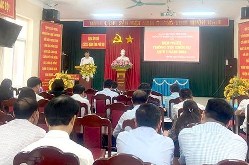 Hội nghị thông tin thời sự quý I/2024