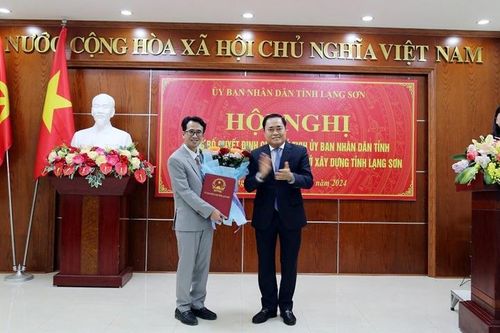 Lạng Sơn: Bổ nhiệm Giám đốc Sở Xây dựng
