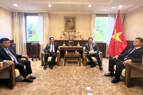 Đoàn công tác tỉnh Bình Định thăm và làm việc với Đại sứ quán Việt Nam tại Nhật Bản